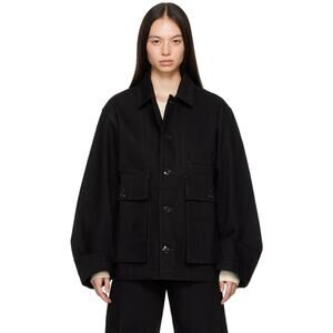Lemaire Boxy Denim Buttoned Cotton Jacket - XS